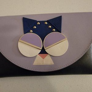 Kate Spade Smitten Kitten Crossbody Bag NWT Cat Applique Leather Novelty Purse